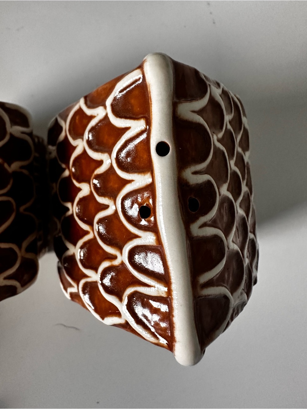 Pottery Barn Gingerbread House Decorative Salt & Pepper Shakers - Brown - Picture 7 of 11